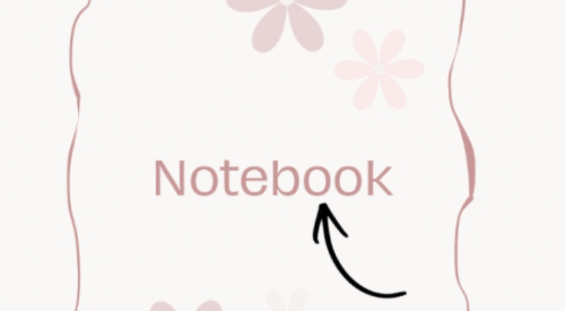 Notebook | Slide Over | Für Notizen & Sticker